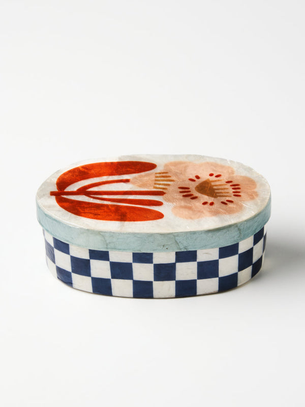 PARADIS NAVY LARGE BOX - Jones & Co